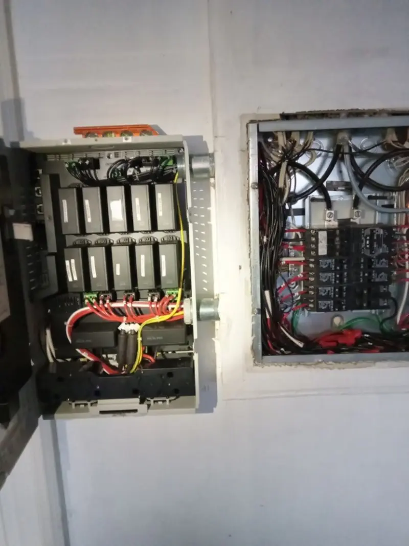 Electrical panel upgrade completed for Commercial Electrician Services in Hartland